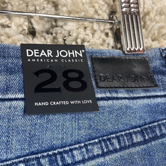 Dear John Skinny Crop Pearl Detail Jeans Size 28 NEW - Picture 6 of 8
